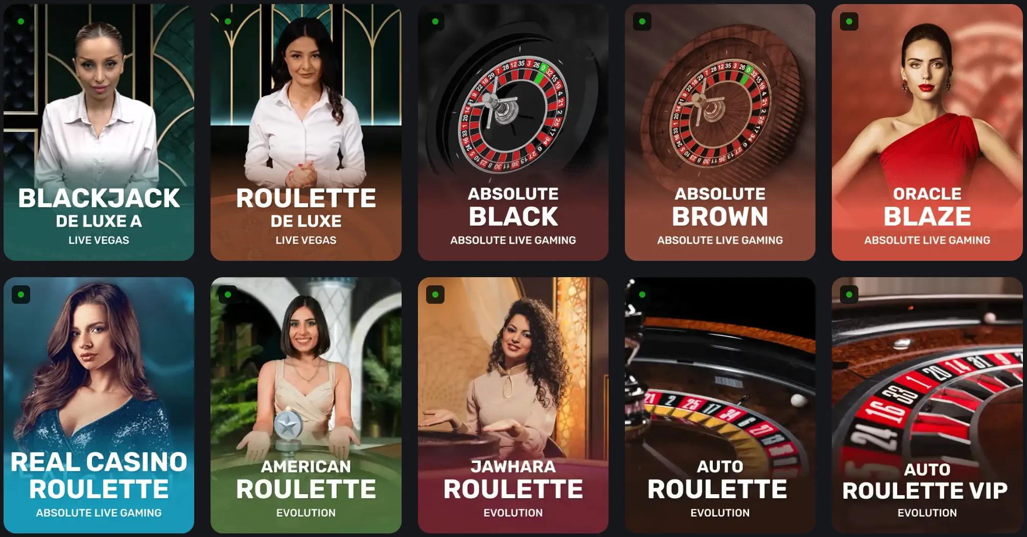 Live Dealer Games at Golden Crown Casino