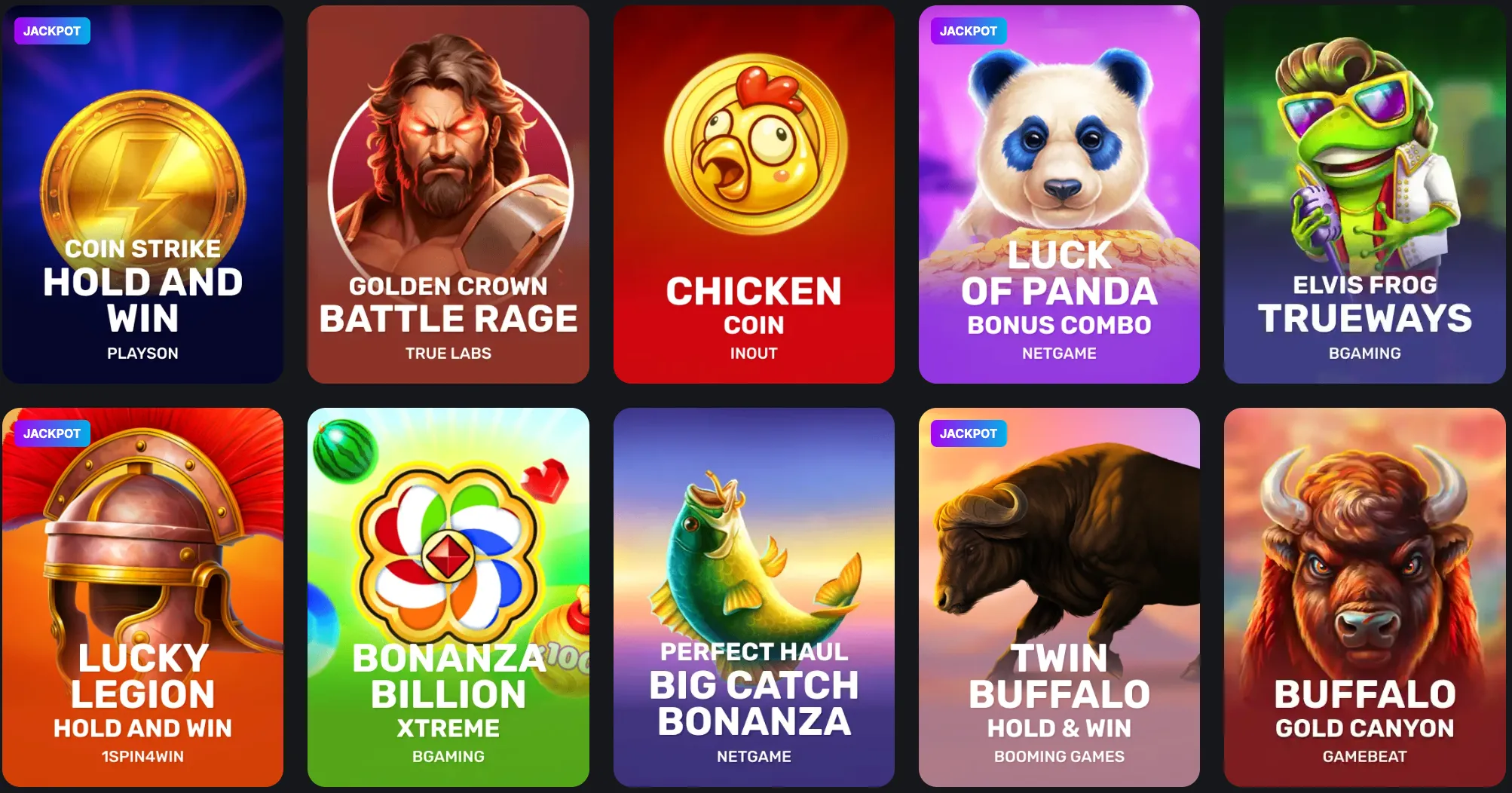 Games at Golden Crown Casino